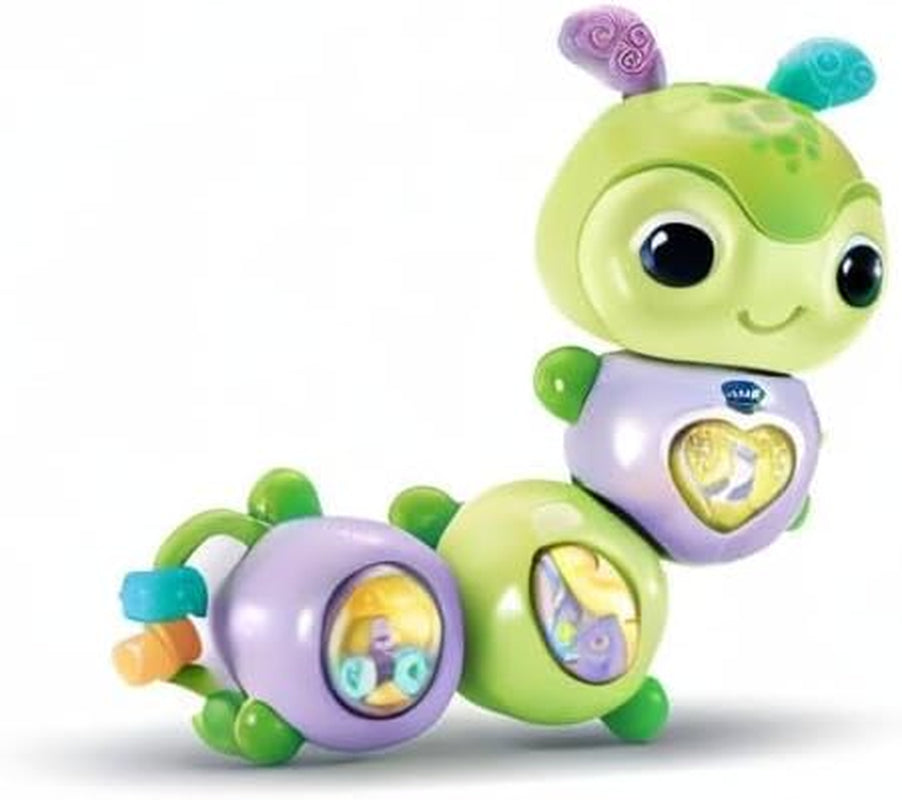 VTech Baby Spinning Fun Caterpillar - Mówiąca i śpiewająca interaktywna zabawka z dzwonkiem i motoryką - na 6-24 miesiące Zabawki dla dzieci Naty Shop