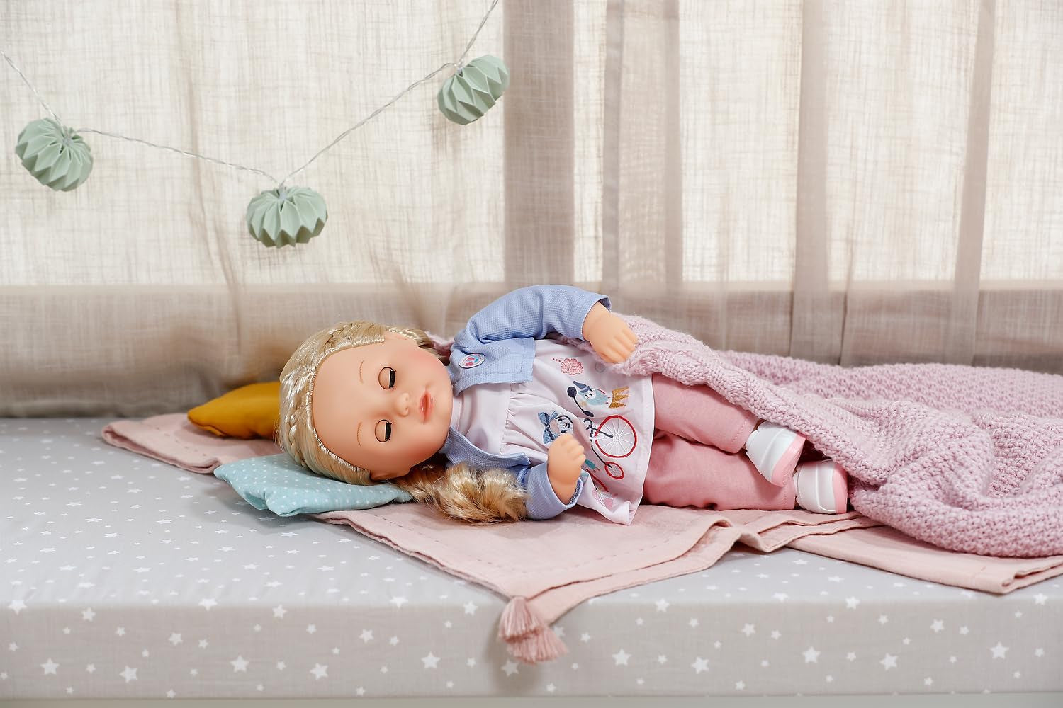BABY Born Sophia Rose - miękka lalka 36 cm - Lalka o wysokiej jakości blond włosach i zaspanych oczach - Odpowiednia dla dzieci od 1 roku