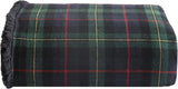Koc Eddie Bauer, flanela bawełniana, wystrój domu, dwustronny, pościel Sherpa, sosnowa krata, kołdry i kołdry Naty Shop sosnowy tartan, czerwony/zielony/antracytowy rzut