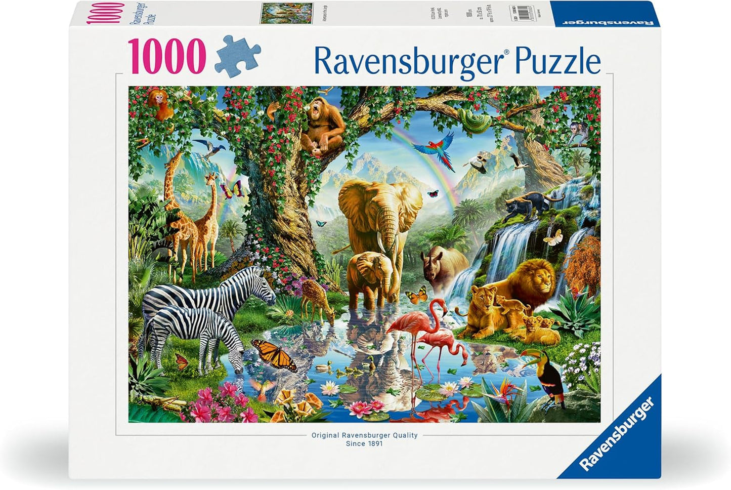 Ravensburger Puzzle 12000682 - Jungle Adventure - puzzle 1000 elementów dla dorosłych i dzieci od 14 lat, Puzzle Naty Shop