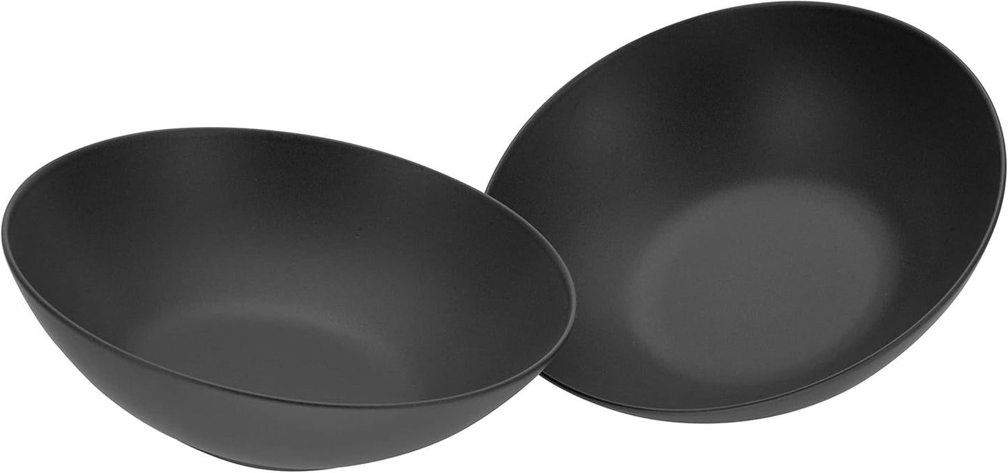Creatable, 30007, seria Soft Touch, 2-częściowy zestaw naczyń obiadowych, kamionkowy zestaw sałatek, można myć w zmywarce i używać w kuchence mikrofalowej, wyprodukowano w Portugalii