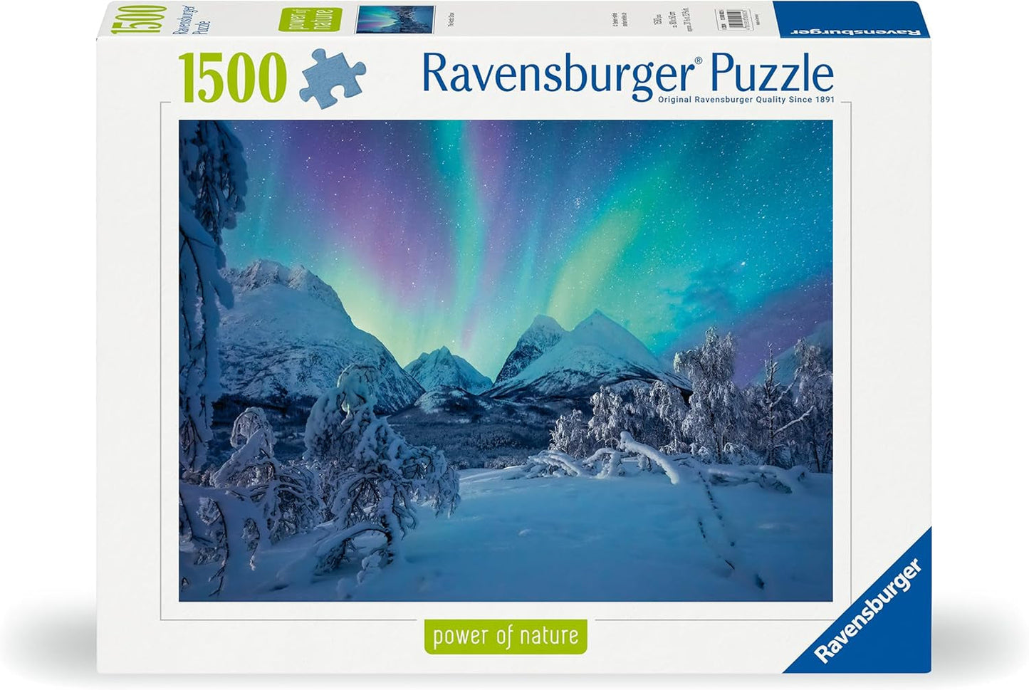 Ravensburger Puzzle 12000802 - Wenn Die Nordlichter Tanzen - 1500 elementów puzzle dla dorosłych od 14 lat Puzzle Naty Shop