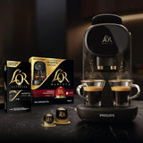 L'OR Espresso Kaffeekapseln Onyx | Intensywność 12 | 200 kompatybilnych kapsułek Nespresso (R)* — wyłącznie dla Amazon