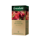 Kwiat wiśni Greenfield, hibiskus, dzika róża, jabłko, malina, jeżyna, torebki herbaty (2 g x 25), 50 g