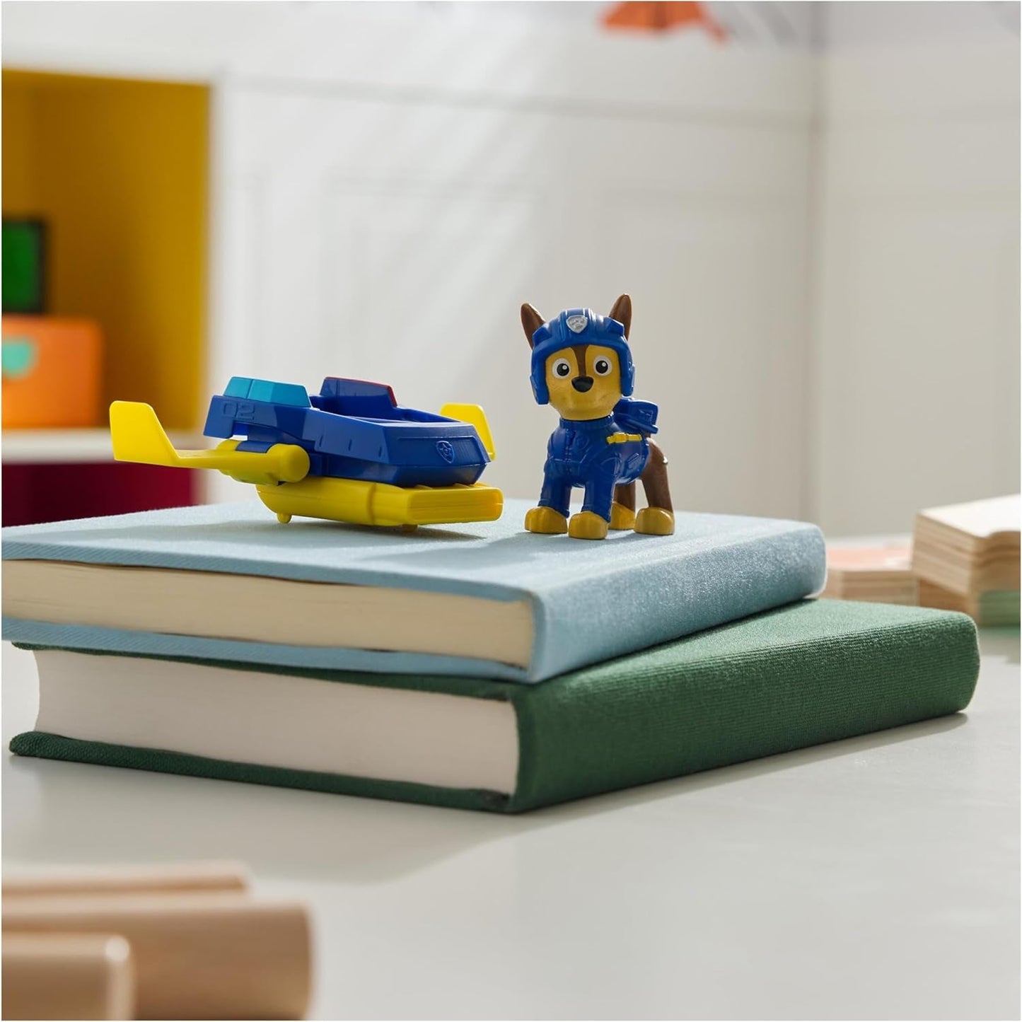 PAW PATROL Chase Action Pup Mini samolot ratowniczy ze składanymi skrzydłami Zabawka dla dzieci w wieku 3 lat Figurki Naty Shop