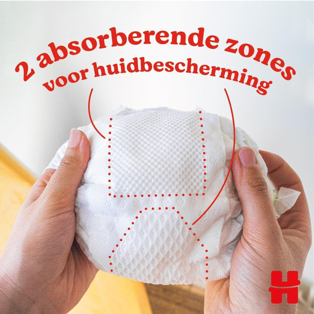 Pieluchy dziecięce Huggies Extra Care z Disneyem, rozmiar 5 (12-22 kg), 2 paczki x 33 pieluszki, łącznie 66 pieluszek
