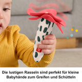 Zabawka dla dziecka Fisher-Price Planet Friends Pluszowa zabawka sensoryczna 2 w 1 z dzwonkiem i pszczółką jako dwuczęściowy zestaw dla noworodków do 3 miesiąca życia, HYR56 Baby Toys Naty Shop
