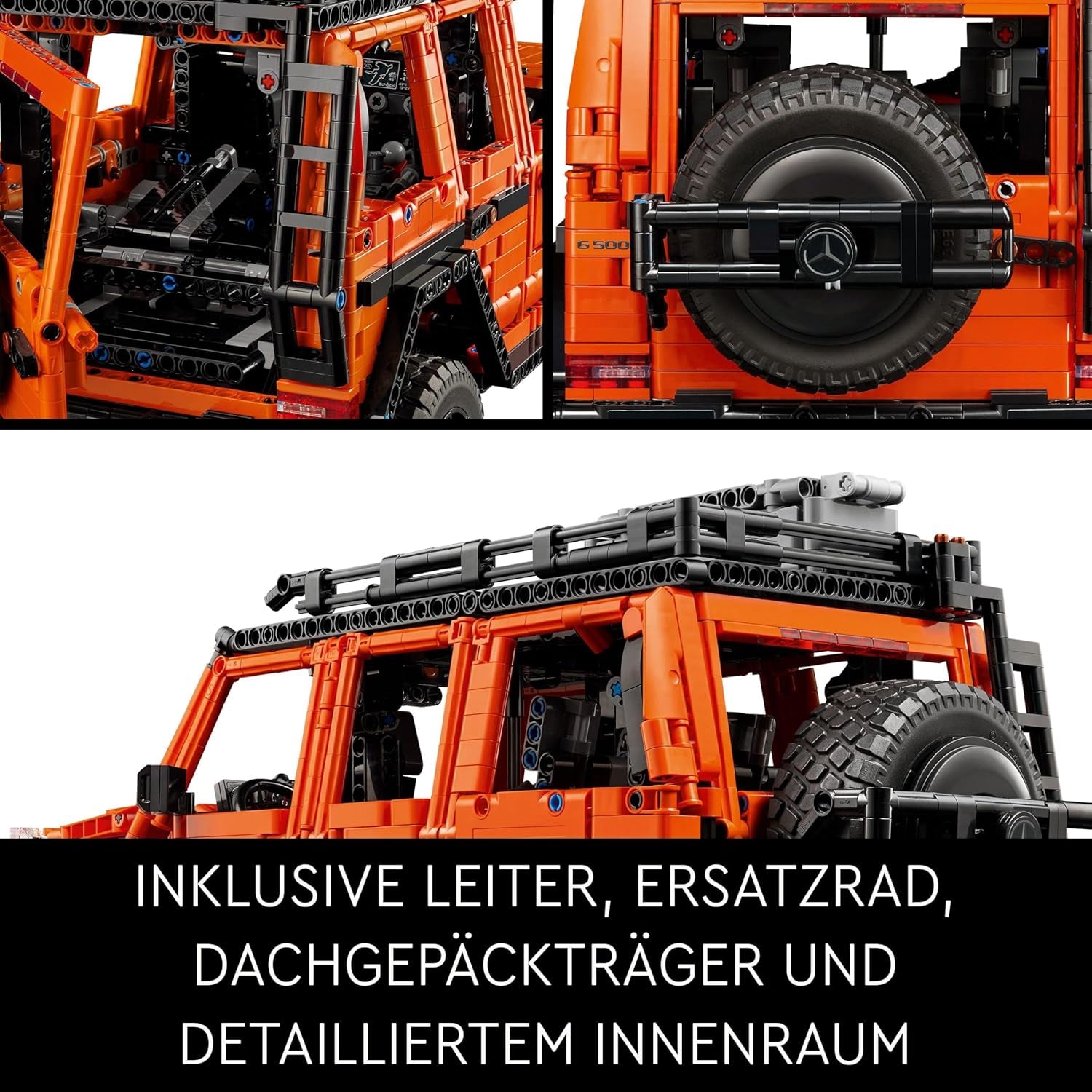 LEGO Technic Mercedes-Benz G 500 Professional Line, zestaw do budowania modelu samochodu klasy G, prezent dla dorosłych, zestaw luksusowego pojazdu terenowego, kolekcjonerski Mercedes, samochodzik zabawkowy 42177 Zestawy do budowania w sklepie LEGO
