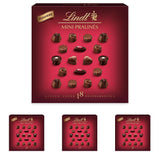 Czekolada - Mini Pralinki Z Ciemnej Czekolady | 90 g | Pudełko z 18 pralinami, każda w 6 pysznych asortymentach | Czekoladowy Prezent | Prezent czekoladowy (zestaw 4 szt.)