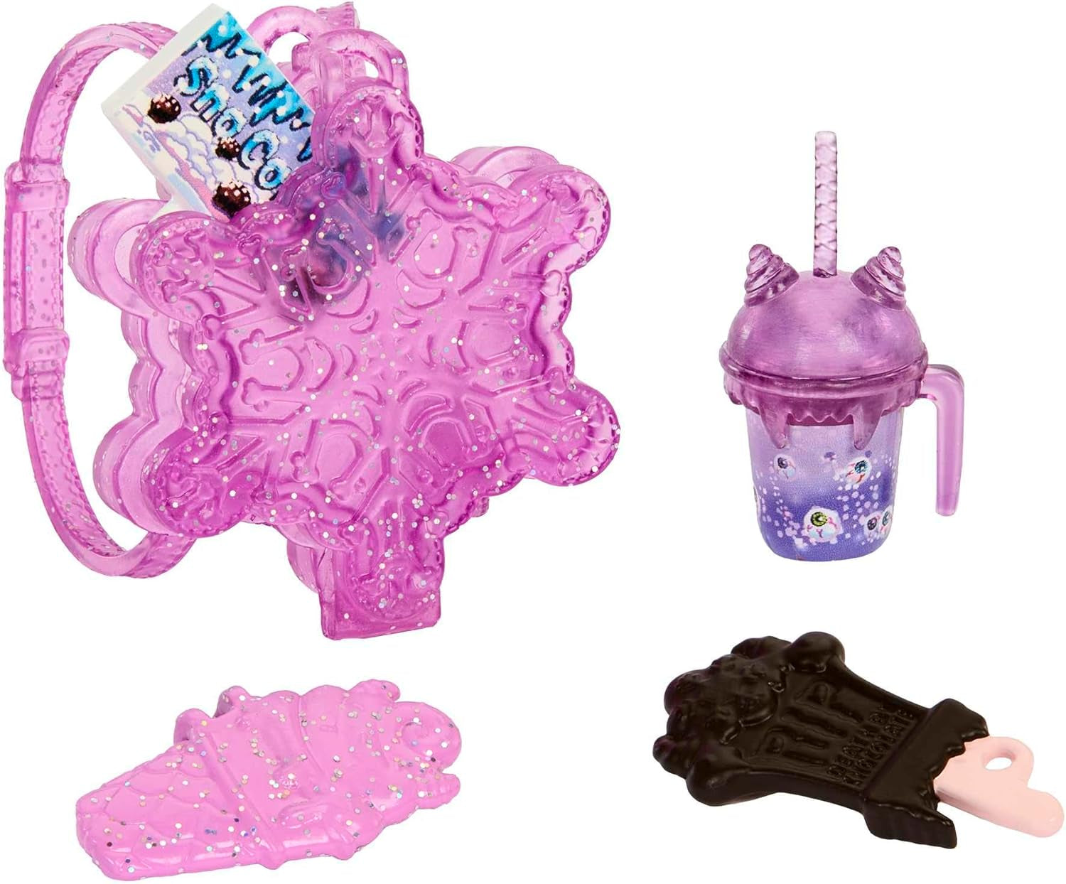 Monster High Abbey Bominable Yeti z mamutowym zwierzakiem i akcesoriami - Straszny wygląd płatka śniegu dla dzieci w wieku 4+, lalki HNF64 Naty Shop