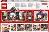 LEGO Super Mario King Nawiedzony dom Buu Huu Nawiedzony dom dla dzieci Zestaw kolekcjonerski Nintendo z małym Yoshi Prezent dla chłopców, dziewcząt i graczy w wieku od 8 lat 71436 Zestawy do budowania Besuche w sklepie LEGO