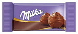 Milka Naps Mix 1 X 1702 Kg, Mini-Schokoladentäfelchen Aus Alpenmilch, Erdbeer, Haselnuss Und Crème Au Cacao Naty Shop