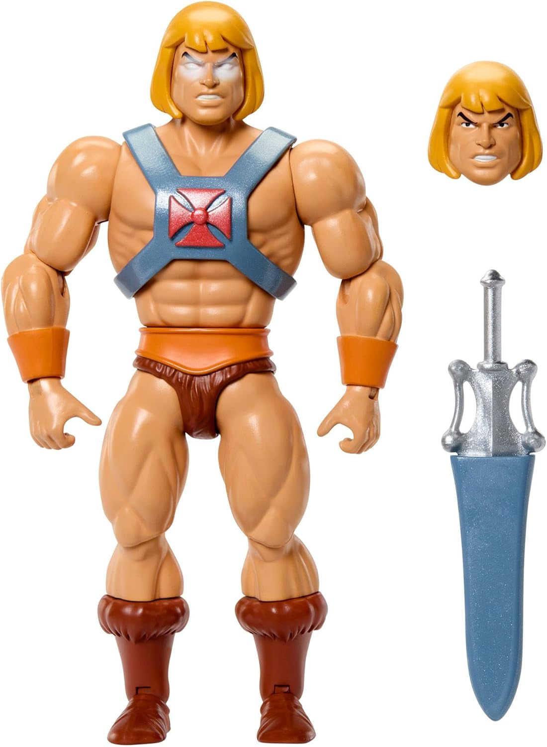 Masters of the Universe Origins Figurka Faker z kolekcji kreskówek, około 14 cm wzrostu, duplikat He-Mana z serialu telewizyjnego z lat 80., szczegółowy projekt i 16 punktów ruchu, JBM82 Figurki Naty Shop Domyślny tytuł