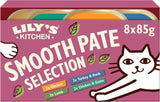Lily's Kitchen Naturalna mokra karma dla dorosłych kotów, tacki, przepisy bez zbóż, asortyment (32 tace x 85 g)
