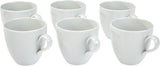 Alessi SG53/87 'Mami' Kaffee-Obertasse 6 Stück aus biały Porzellan 8,0 cm Durchmesser