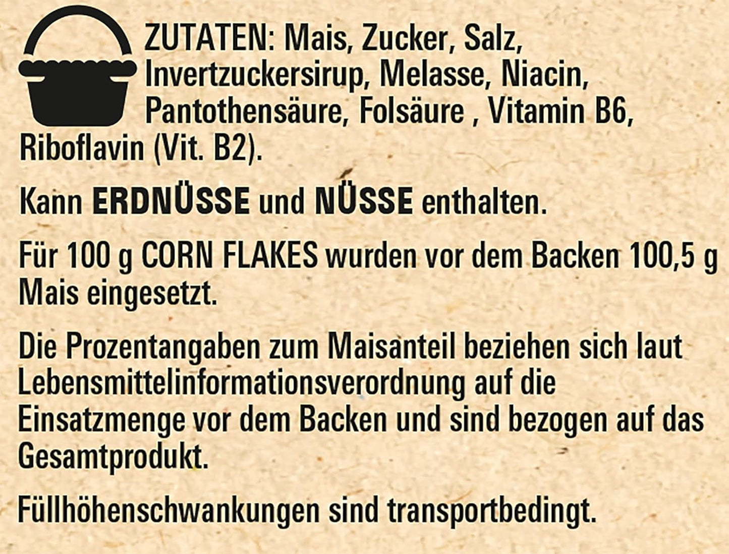 Nestlé Cereals Płatki kukurydziane, klasyczne płatki kukurydziane, bezglutenowe, opakowanie 1 szt. (1 x 375 g)