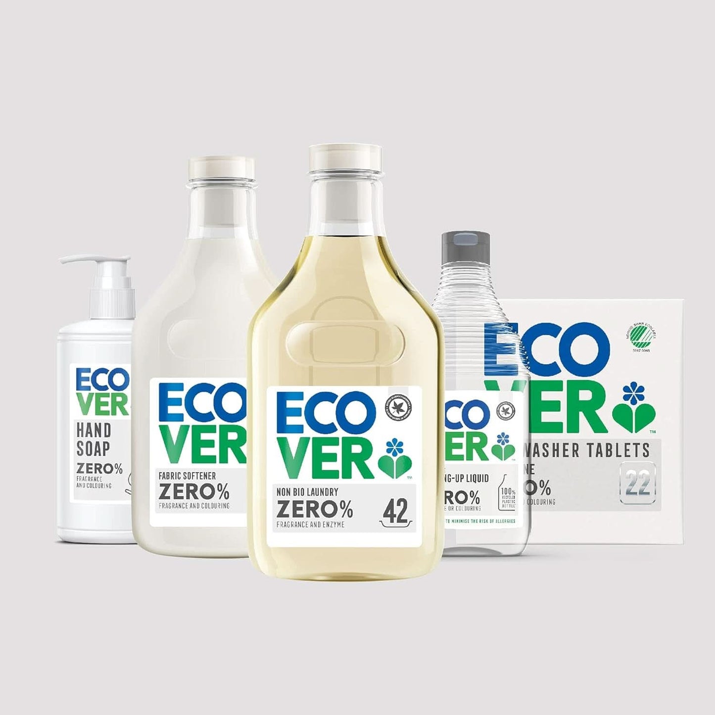 Ecover ZERO All-In-One, kapsułki do zmywarki (25 tabletek/500 gramów) Detergenty kuchenne Naty Shop
