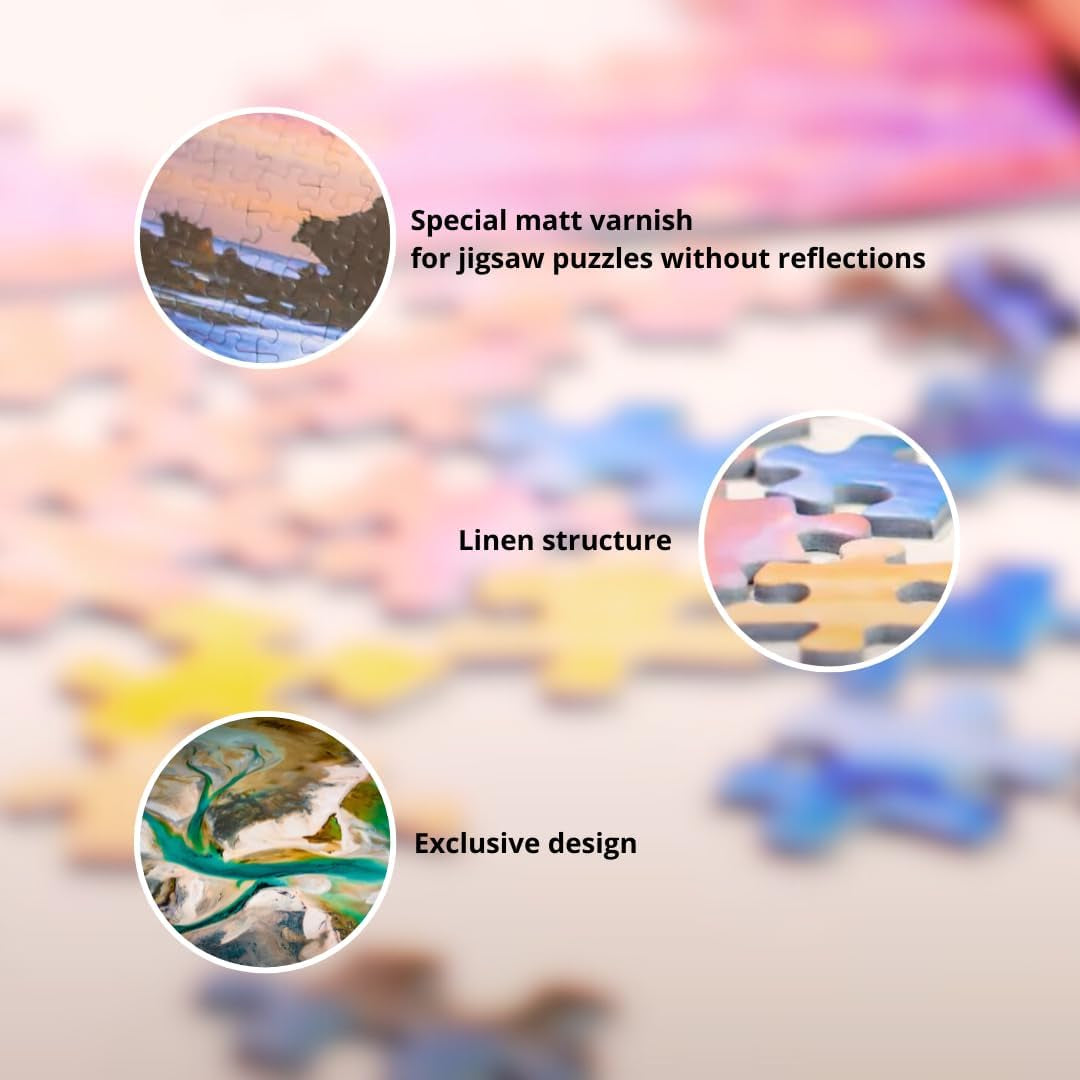 Schmidt Spiele Domek na plaży, układanka 1000 elementów Puzzle Naty Shop
