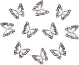10 sztuk Stop Motyl Ozdoby do paznokci Metalowe ozdoby do paznokci Kamienie do diamentów Gwoździe Klejnoty Biżuteria do paznokci Ozdoby artystyczne Tworzenie biżuterii artystycznej do paznokci