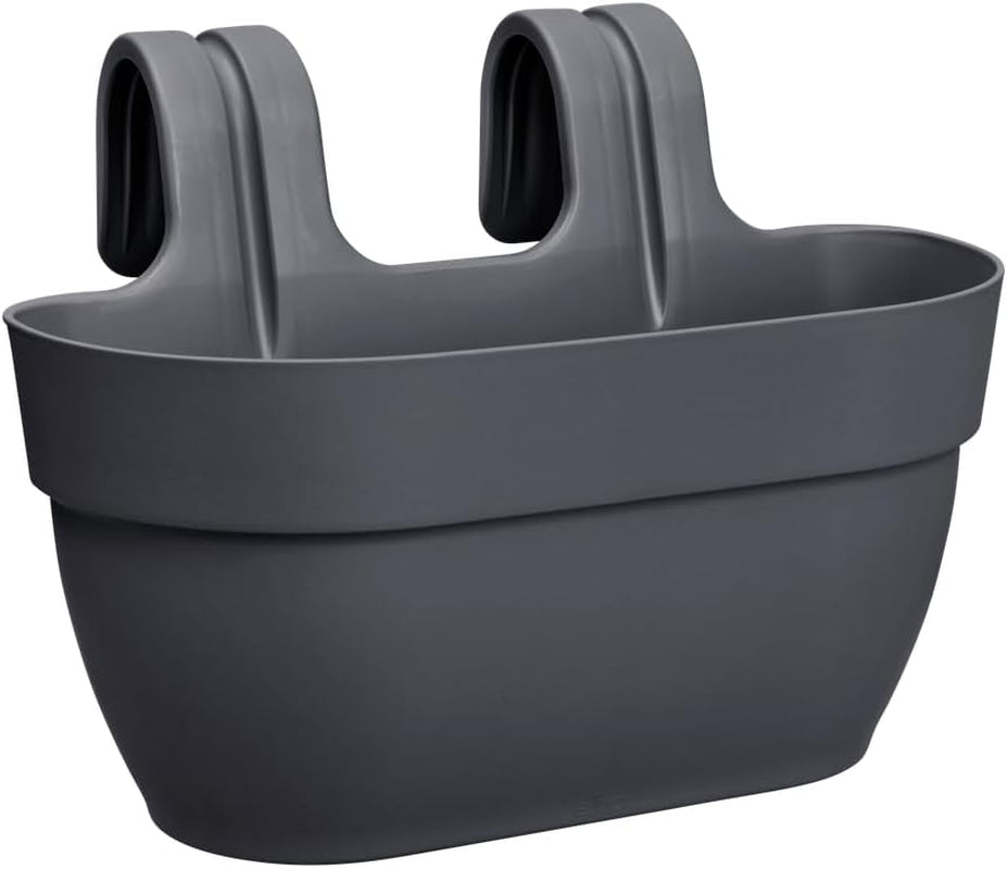 elho Vibia Campana Easy Hanger M 36 - Doniczka na balkon i na zewnątrz - Ø 36,0 x wys. 26,5 cm - Czarny/Antracyt