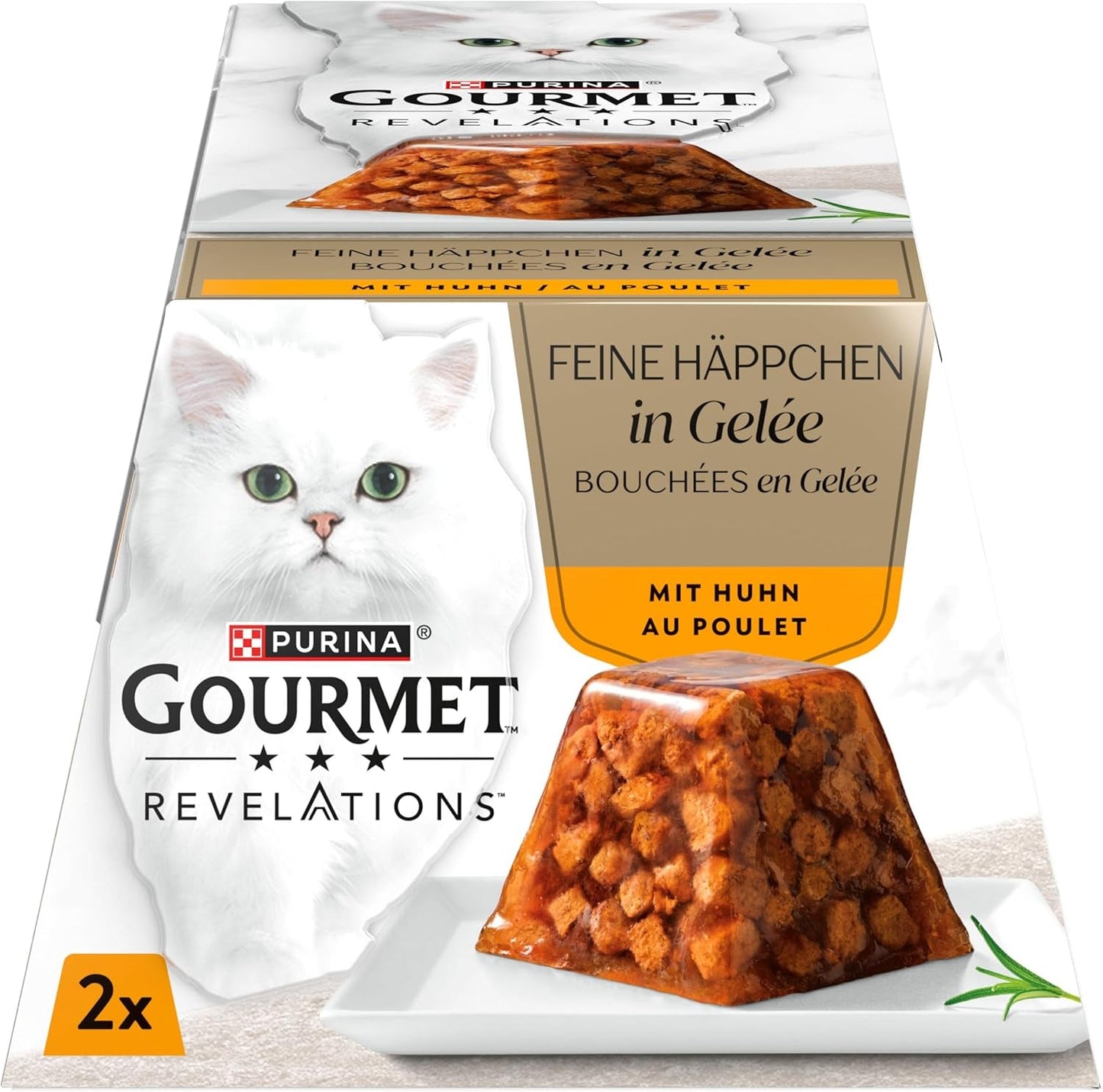 Revelations, Katzenfutter nass w Gelée, mit Huhn, opakowanie 24er (24 x 57g)