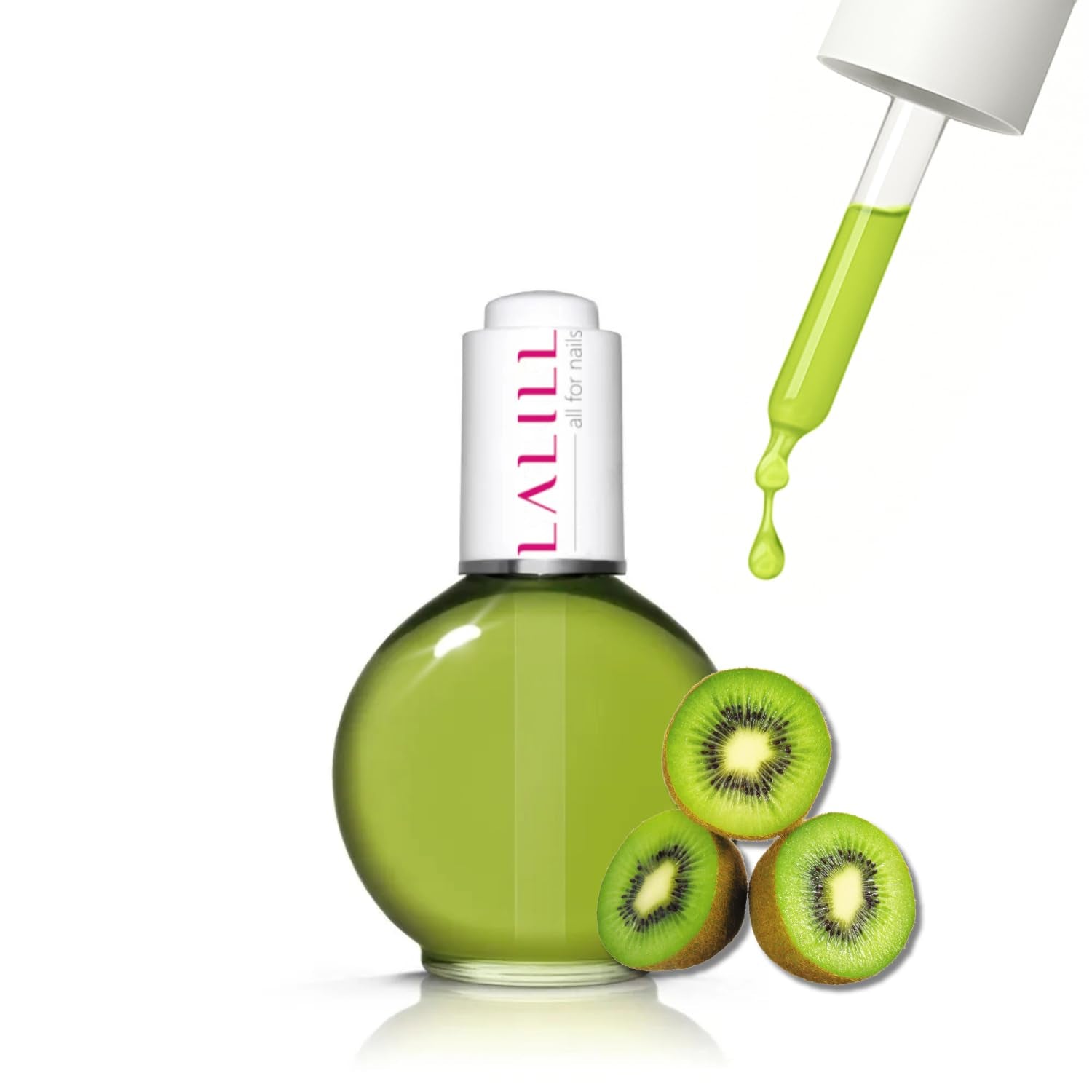 LALIILL Oliwka do skórek paznokci 75 ml - Himbeere Nagelpflegeöl - Nagelöl Pflege Für Nägel Nagelhaut - SPA Maniküre Naildesign Hände - Wegańskie - Z pipetą