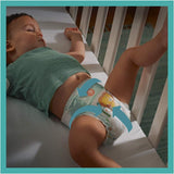 Pieluchy Pampers dla niemowląt rozmiar 5 (11-16 kg), 24 sztuki, ochrona przed wyciekaniem do 12 godzin