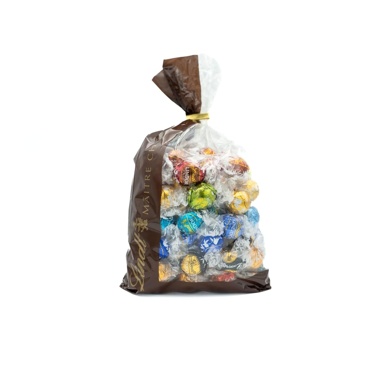 Czekolada Lindta | Asortyment LINDOR | 1371g | 110 trufli w delikatnej czekoladzie z rozpływającym się w ustach | Prezent w postaci czekolady do dzielenia się