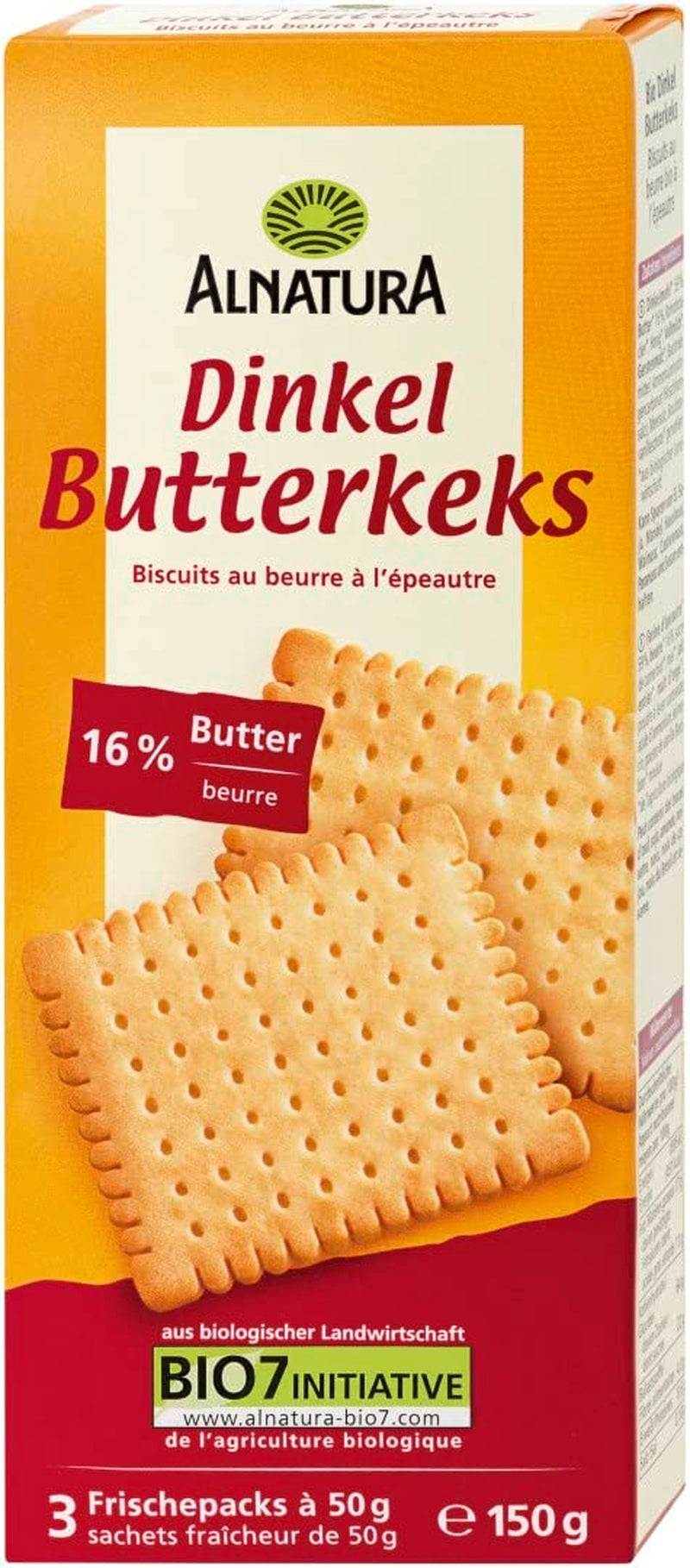 Ciasteczka z organicznym masłem orkiszowym, 150 g