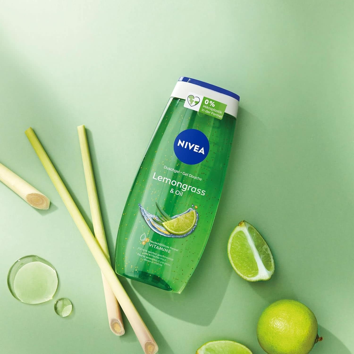 NIVEA Żel pod prysznic z trawą cytrynową i olejkiem, 250 ml Sklep Naty Shop