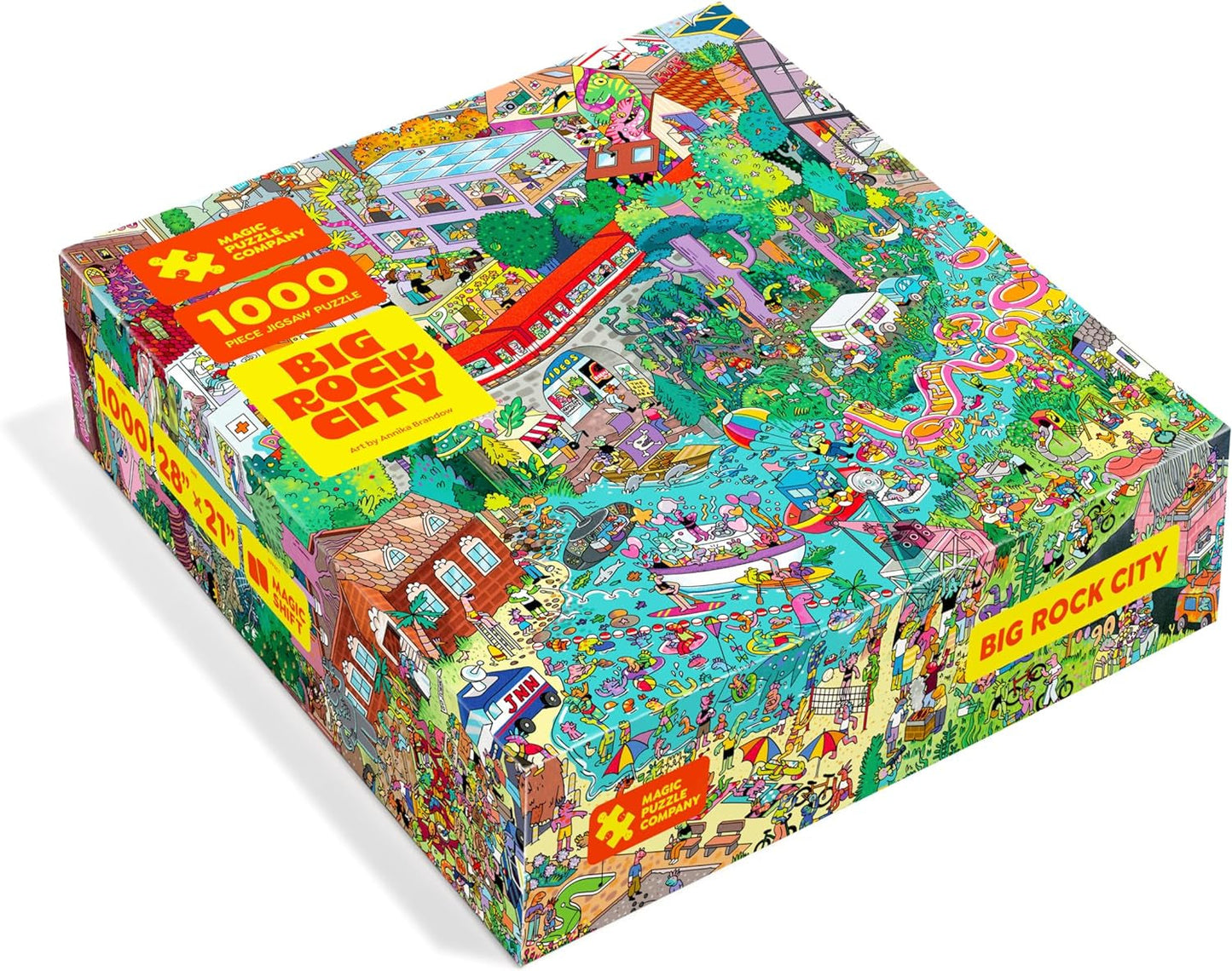 Big Rockstadt - 1000 elementów puzzli firmy The Magic Puzzle Company - Seria czwarta Puzzle Naty Shop Domyślny tytuł