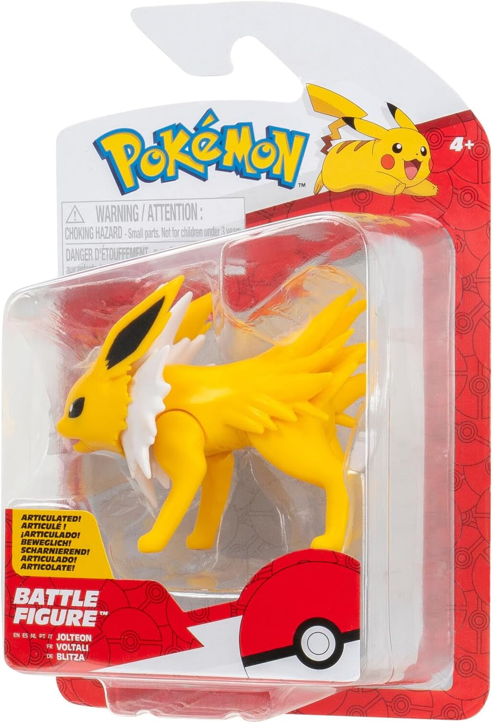 Pokémon PKW3574 - Pakiet figurek bojowych - Blitza, oficjalna figurka szczegółowa, figurki 7,5 cm Naty Shop