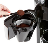 Ekspres DOMO DO721K „Grind and Brew” - Funkcja od ziarna do filiżanki - Wyświetlacz LCD - Do kawy mielonej lub całych ziaren - 1,5 L