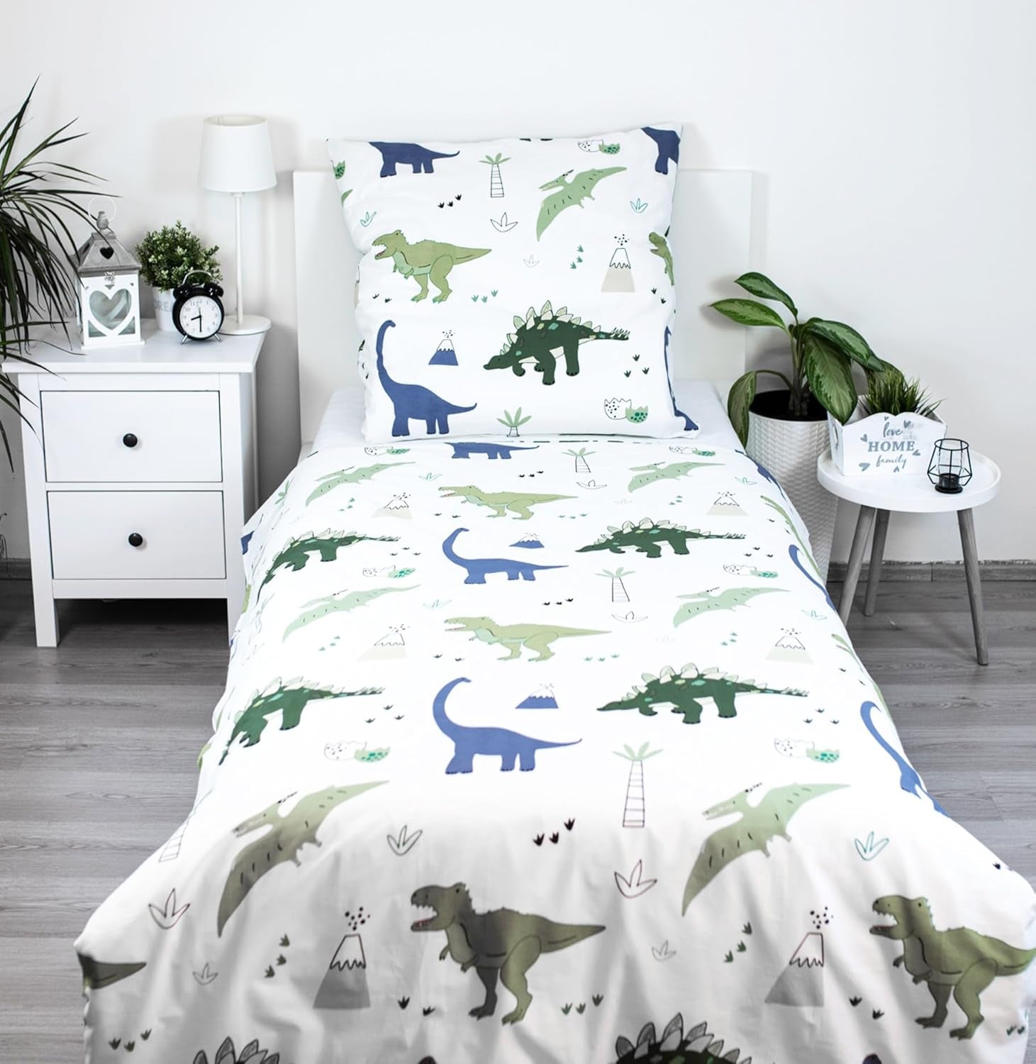 Pościel dziecięca dwustronna Dinozaury Pościel dziecięca Naty Shop Domyślny tytuł