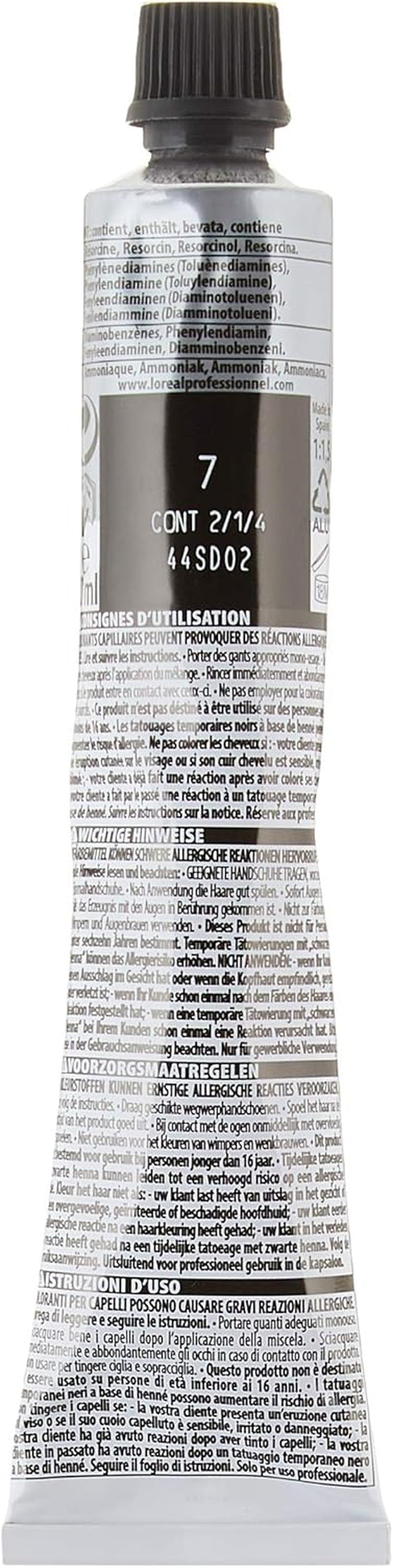 L'Oréal Professionnel Majirel 7 średni blond, 50 ml Farba do włosów Naty Shop