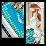 LEGO Architecture Fontanna di Trevi — model zabytku Rzymu z rzeźbami minifigurek — element kolekcji do biura i salonu — prezent dla dorosłych i miłośników architektury 21062 Zestawy do budowania Besuche den LEGO-Store