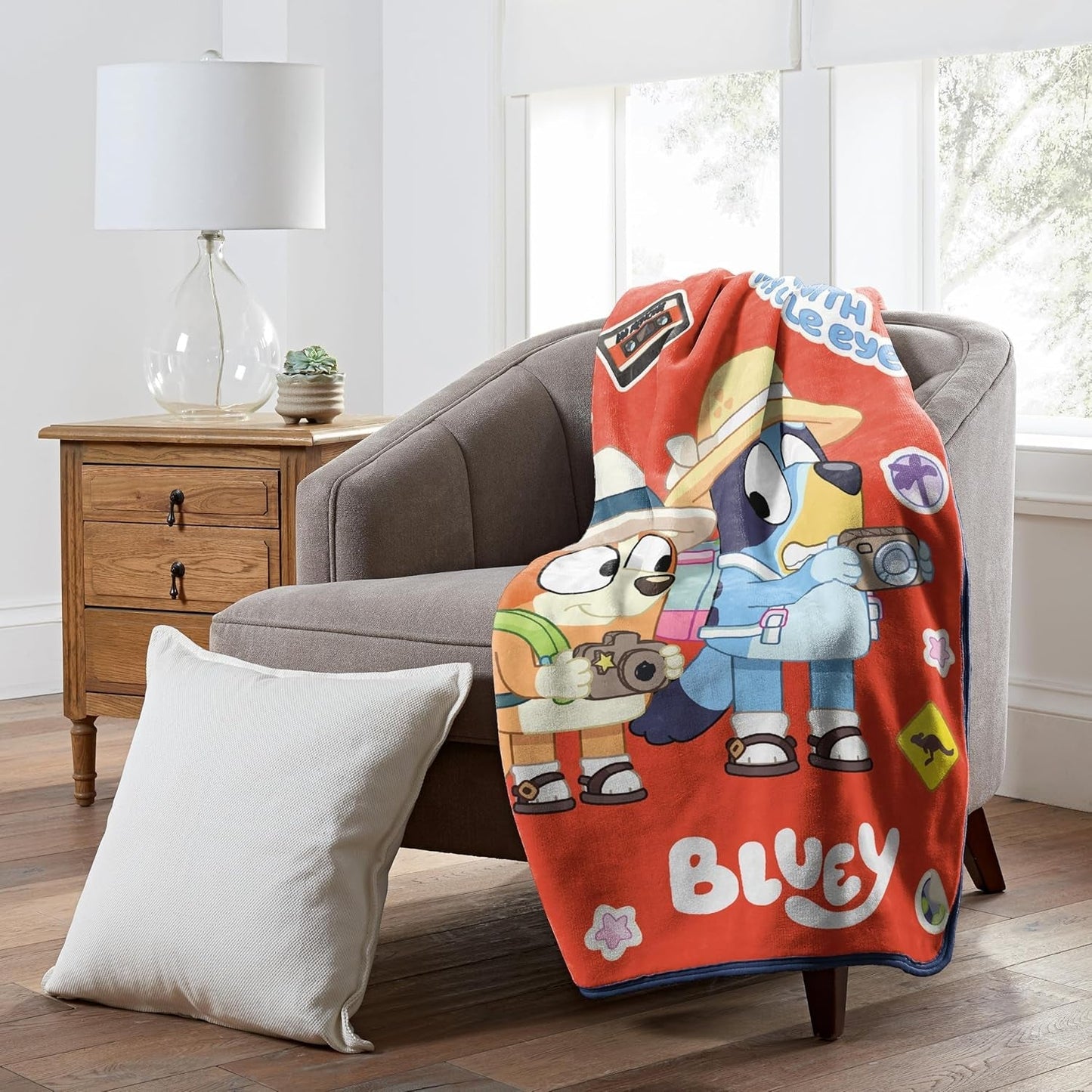 Koc Northwest Bluey Silk Touch, 116,8 x 152,4 cm, Łóżka i koce Roadtrip Northwest