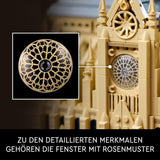 LEGO Architecture Notre-Dame De Paris, kolekcja dla dorosłych, pamiątka z Francji, prezent dla kobiet, mężczyzn, globtroterów i miłośników historii, model architektoniczny 21061 zestawy do budowania Besuche w sklepie LEGO