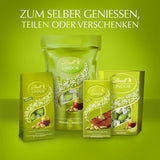 Lindt LINDOR Czekolada z pistacjami | 1 kg zamykana torebka | ok. 80 kulek z mlecznej czekolady z rozpływającym się w ustach kremem pistacjowym | Opakowanie zbiorcze, prezent pralinowy