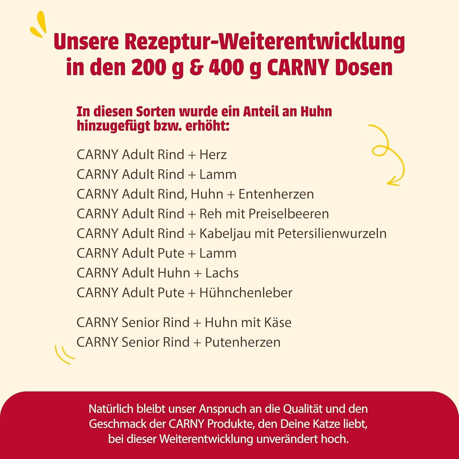 animonda Carny Adult Savory Variety (12 x 400 g), mokra karma dla dorosłych kotów, mokra karma zawierająca 100% świeżych składników mięsnych, bez zbóż i bez cukru