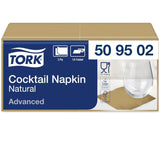 Tork naturalna serwetka koktajlowa z nadrukowanym symbolem ekologicznym, 200 serwetek, 509502