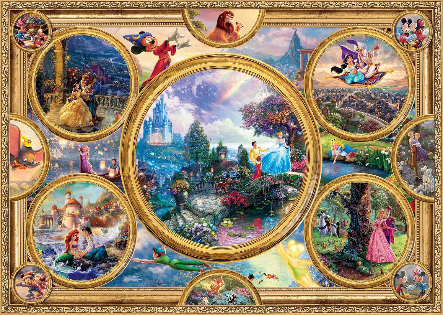 Schmidt Spiele 59607 Thomas Kinkade, Disney Dreams Collection, układanka 2000 elementów Puzzle Naty Shop