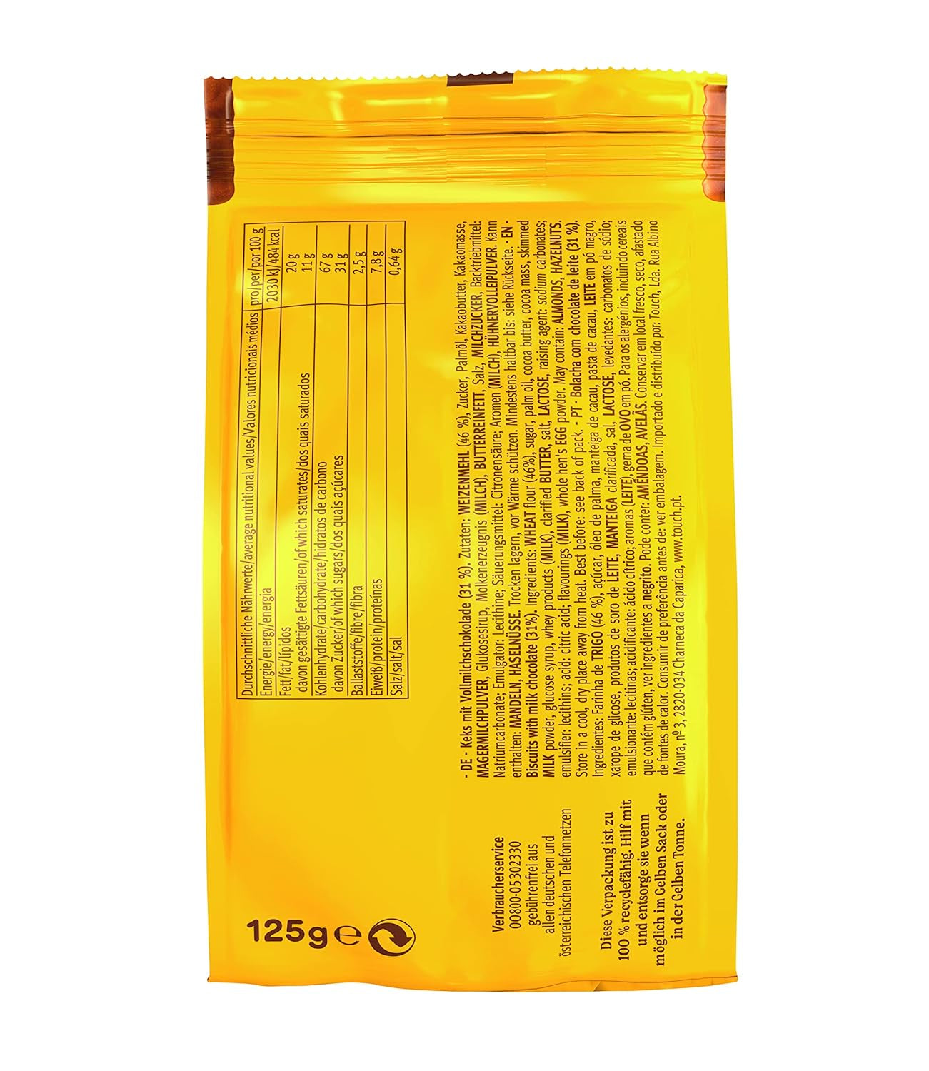LEIBNIZ Minis Choco Opakowanie zbiorcze 12 małych, chrupiących ciasteczek z mlecznej czekolady do przechowywania lub sprzedaży (12 x 125 g)