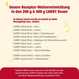 Animonda Carny mokra karma dla kota indyk + kurczak + krewetki (6 x 800g), bezzbożowa, bezcukrowa mokra karma dla kotów ze świeżymi składnikami mięsnymi