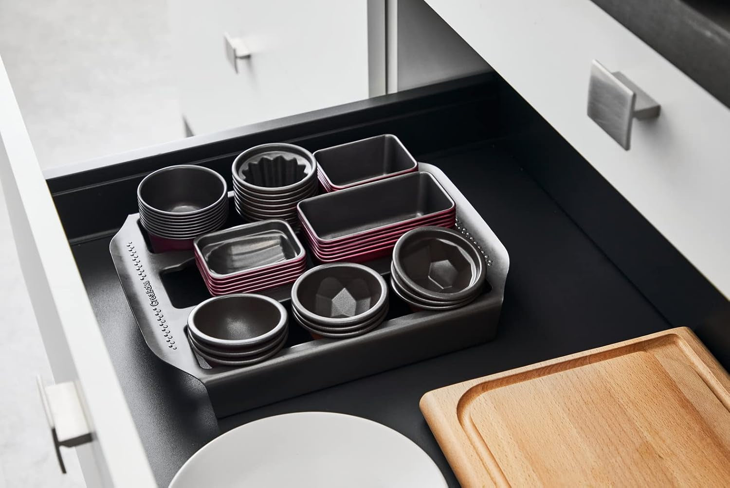 Tefal Creabake J3040104 Kuchenform, 9 Mulden, Antihaftbeschichtung, Austauschbar, Perfektes Backen, Kreative Und Leckere Rezepte, Nicht Compaible Mit Cake Factory, Creabake Formy i blachy do pieczenia Naty Shop