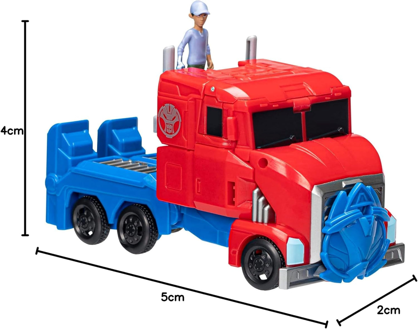 Transformers Earthspark Spin Changer Figurka Optimusa Prime (20 cm) z figurką Robby'ego Malto (5 cm) z 6 figurek Naty Shop