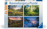 Ravensburger Puzzle - 4 Seasons - 4X 500 elementów puzzle dla dorosłych i dzieci w wieku powyżej 12 lat Puzzle Naty Shop Domyślny tytuł