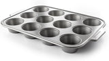 Kitchenaid Naczynia do pieczenia ze stali aluminiowanej Blacha na muffinki z powłoką nieprzywierającą Można myć w zmywarce Szary Naty Shop Formy i tace do pieczenia