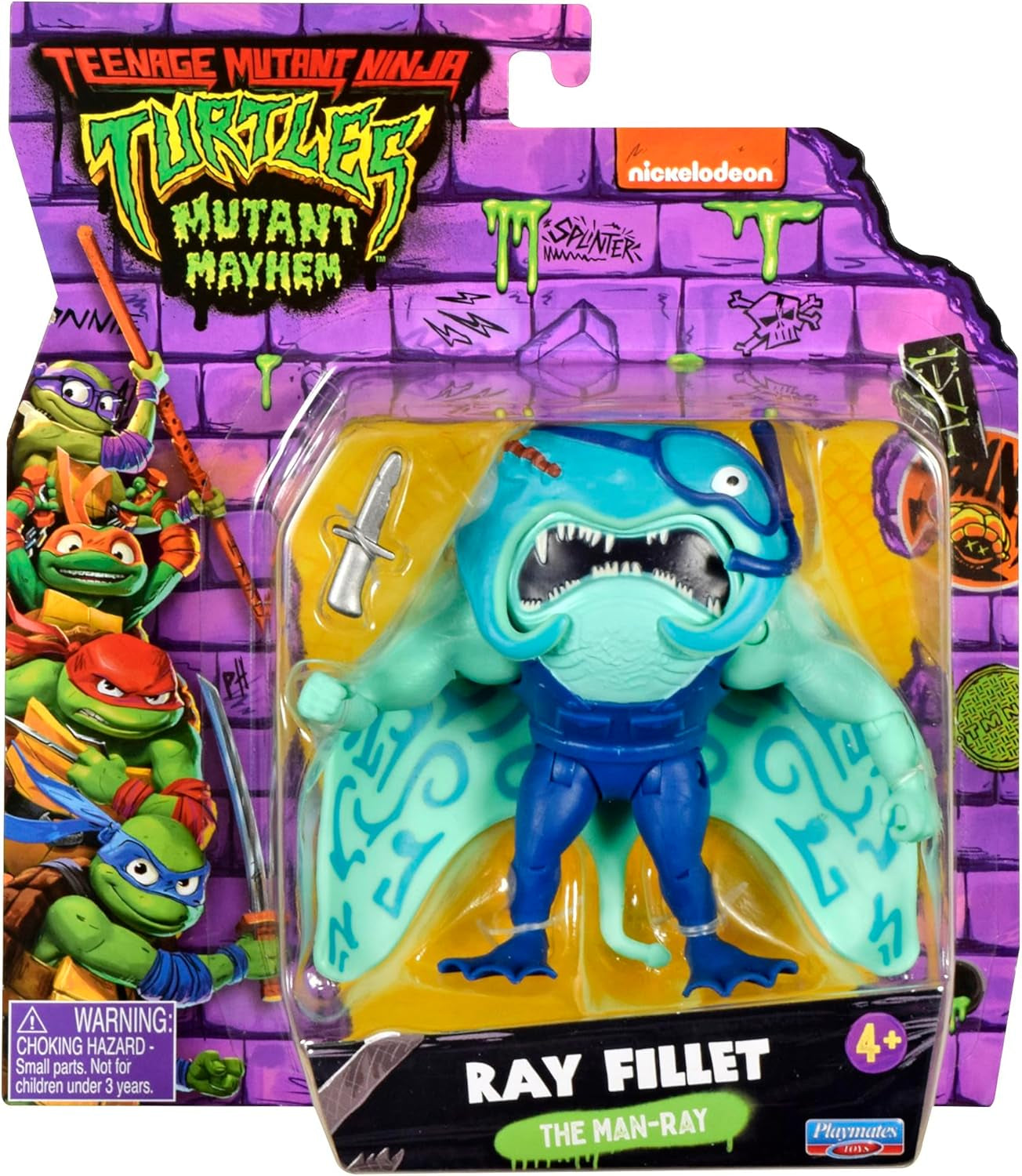 MŁODZIEŻOWE ŻÓŁWIE NINJA - Ray Filet Podstawowa figurka Figurki Naty Shop Ray Filet