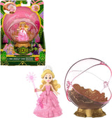 Mattel Universal Pictures Evil Glinda pływająca bańka, inspirowana filmem mini lalka Glinda i zestaw pojazdów, JFM25, [wielokolorowy]